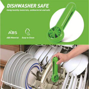 Cortador de tomate en rodajas de plástico, práctico, multifuncional, para verduras y frutas, fácil de limpiar, sin cuchillas, seguro para niños LM - Product Image 3