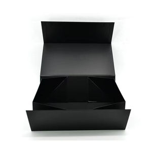 Hochwertige Große Schwarze Faltbare Magnetische Geschenkboxen aus Karton für Babygeschenke mit Individuellem Logo und Deckel für Kleinunternehmen - Product Image 5