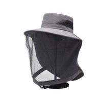 Gorra de Apicultura con Malla Antimosquitos, para Hombre y Mujer, con Visera Grande, Protección Solar Anti-UV, Sombrero de Pescador