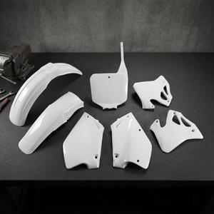 Kit di plastica bianca per Honda CR 250 1995-1996 accessori moto 041 - Product Image 3