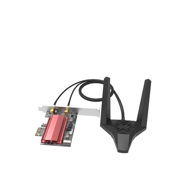 Popular Wifi 6E Pcie Adapter AX5400 Network Card with 5dBi Antennas Support Adapter