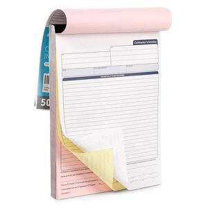 Vente directe d'usine de carnets de reçus personnalisés avec logo, papier sans carbone, impression offset sur carton/papier kraft, tailles sur mesure - Product Image 5