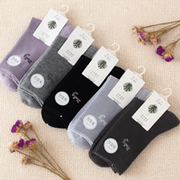 Chaussettes en coton à fibres longues de qualité supérieure pour un usage quotidien