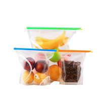 30 Pcs Klip Kantong Makanan Plastik PP Ramah Lingkungan Warna-Warni, Dapat Digunakan Kembali, Lipat, Multi-Ukuran, Kemasan Logo Kustom, Kedap Udara, Untuk Dapur Rumah