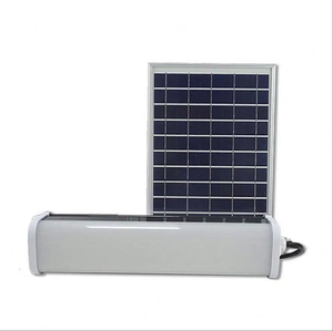 Luce solare a LED Batten con tubo di alluminio IP65 alimentato a batteria per interni ed esterni <span class=keywords><strong>Garage</strong></span> Carport stazione degli autobus illuminazione - Product Image 6