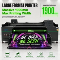 Nueva Impresora UV de Formato Ancho para Impresión de Gráficos Publicitarios, Decoración del Hogar, Papel Tapiz, Vinilo, Cuero, Lona, Película Suave