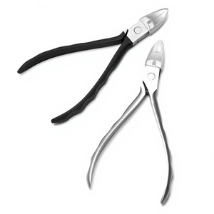 Professional Stainless Steel Nail Clipper Wide Jaw Opening Thick Nails Adult Use Flat Blade Sharp Tip Simple Style MORGANS - Product Image 3