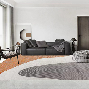 Grand <span class=keywords><strong>Tapis</strong></span> de Salon en Velours Cristal Moelleux, Lavable en Machine, Résistant à la Décoloration, Confort Premium - Product Image 2