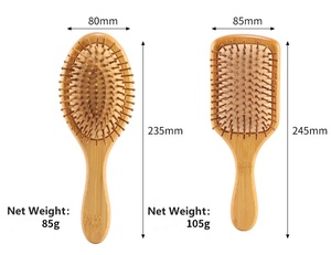 Peine de masaje con cojín de aire de bambú Moso, masajeador de cabeza para uso doméstico diseñado para mujeres, voluminiza el cabello y estimula los meridianos del cuero cabelludo - Product Image 5