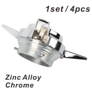 1 ensemble/4 pièces de enjoliveurs de moyeu en alliage de zinc pour jantes Daisy 200S T70, type KNOCK OFF Tribar Spinner, avec trou de 2,<span class=keywords><strong>5</strong></span> pouces et entre-axe, style Lowrider - Product Image 6