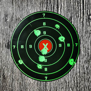 4 Inch Reactive Splash Target Stickers 200 Sheets Self Adhesive High Visibility Crossbow Archery Outdoor Practice Target Paper - Product Image 2