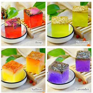 プライベートラベルナチュラルスキンクリーニング手作り花花びらトイレソープボディバスビーガンソープローズラベンダーハンドメイドソープ - Product Image 2