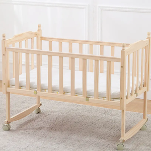 Competitively Priced Rectangular Toddler <strong>Cot</strong> Super Soft Design Includes Baby Crib Mattress <strong>Changing</strong> Mat Box for Hotel/Bedroom - Product Image 5