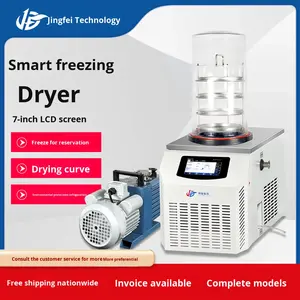Jingfei Vakuum-Gefriertrockner Kältetrockner für Lebensmittel Kräuter Medizin Obst Gemüse - Vertikaler Kleiner Vor-Gefriertrockner Modell 10N-50A 1 - Product Image 4