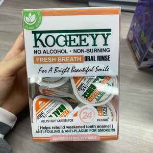 Lot de 20 flacons de bain de bouche liquide format voyage 15 ml – Formule douce, usage unique, jetable, pour après les repas et au bureau - Product Image 5