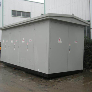 Unité de transformateur compacte préfabriquée sur mesure pour extérieur, unité de distribution d'énergie 10-33KV, sous-station métallique encastrée ZY - Product Image 6