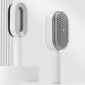 Self Cleaning Hair <b>Brush</b> for Women One-key Cleaning Hair Loss Airbag Massage Scalp Comb Anti-Static Hairbrush - Product Image 2