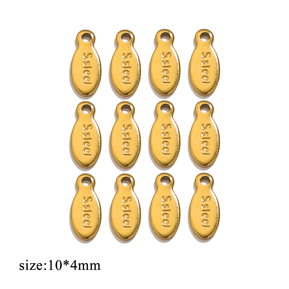 Golden-long 8-character carving S.steel