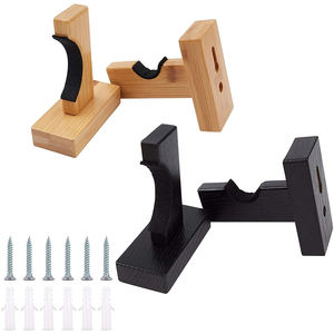 2 ensembles de support de batte de baseball en bambou écologique présentoir mural de batte de baseball de qualité supérieure - Product Image 6