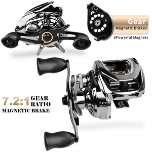 Nuevo Carrete de Pesca de Alta Calidad 7.2:1 8KG para Agua Salada con 5+1BB XG, Carrete de Pesca Ligero para Mano <span class=keywords><strong>Izquierda</strong></span> o Derecha - Product Image 2