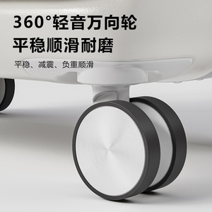 Front Opening Carry On Suitcase 20 Inch Aluminum <b>Frame</b> Spinner Wheels Lockable Travel Luggage Unisex Solid Color Winter 2024 - Product Image 2