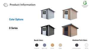 <span class=keywords><strong>Abri</strong></span> <span class=keywords><strong>de</strong></span> <span class=keywords><strong>jardin</strong></span> modulaire série <span class=keywords><strong>D</strong></span> en WPC, maisons en bois modernes, <span class=keywords><strong>abri</strong></span> <span class=keywords><strong>à</strong></span> outils, rangement extérieur, hangar en acier, vente directe usine - Product Image 5