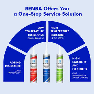 ग्लास ग्लेज़िंग सामान्य उद्देश्य लचीला वेदरप्रूफ ग्लास के लिए पारदर्शी GP सिलिकॉन सीलेंट साफ चिपकने वाला साफ चिपकने वाला - Product Image 3