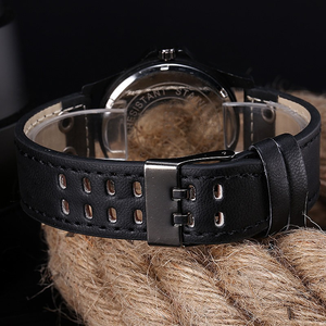 นาฬิกาข้อมือผู้ชาย <span class=keywords><strong>SOKI</strong></span> WH0107 สีน้ำตาล ระบบควอตซ์ เรืองแสง ขนาด 38 มม. ตัวเรือนโลหะผสม สายหนัง 18 ซม. พร้อมหน้าปัดแสดงวันที่ เหมาะสำหรับเล่นกีฬาและใช้ในชีวิตประจำวัน - Product Image 4