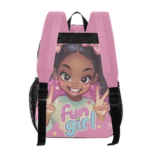 New Arrival Large Size Custom <b>Sublimated</b> Print Transparent PVC Clear Leisure Sports Backpack for Women - Product Image 3