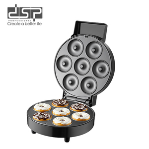 Máquina para Hacer Donas KC1366 de 1000 W, Hace 7 Donas de 55 mm, Antiadherente, Control Automático de Temperatura, Protección contra Sobrecalentamiento, Mango Resistente al Calor - Product Image 1