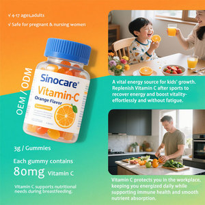OEM/ODM Vitaminas C <span class=keywords><strong>Gummy</strong></span> Orgánica Etiqueta Privada Sabores de Frutas Naturales Vitamina C Gomitas para Adultos Niños Suplemento Inmune - Product Image 3