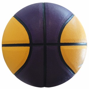 Pallone da <span class=keywords><strong>Basket</strong></span> in Pelle PU Nero, Misura 7, per Competizioni Indoor e Outdoor - Product Image 6