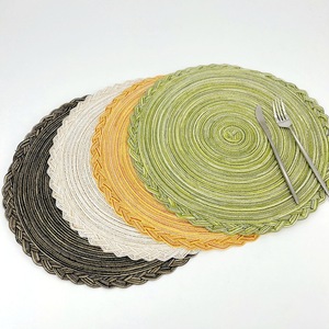 <span class=keywords><strong>Tapis</strong></span> <span class=keywords><strong>de</strong></span> table isolé tissé <span class=keywords><strong>en</strong></span> <span class=keywords><strong>jute</strong></span> napperon antidérapant anti-chaud pour <span class=keywords><strong>cuisine</strong></span> domestique <span class=keywords><strong>tapis</strong></span> décoratif <span class=keywords><strong>de</strong></span> restaurant occidental pour usage hôtelier - Product Image 3