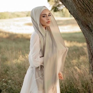 Wholesale Diamond Plain Square Muslim Scarf Bawal Cotton Voile Polyester Summer Headscarf - Product Image 1