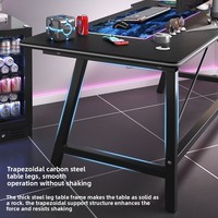 Bureau de jeu et de travail à domicile personnalisé avec chaise, bureau d'étude simple, modèle S1
