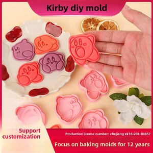 Juego de 10 Cortadores de Galletas de Plástico de <span class=keywords><strong>Kirby</strong></span> Caminando, Ecológicos, para Hornear <span class=keywords><strong>y</strong></span> Simular - Product Image 2