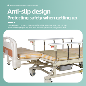 Многофункциональная Регулируемая медицинская Больничная койка для домашнего использования с функцией переворачивания сестринского ухода - Product Image 3