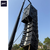 Sistema de Sonido PA Portátil Impermeable PAT Double de 8 Pulgadas, 4+1/12+4 Line Array, 1400W, para Conciertos, Escenarios, Iglesias, Sonido Profesional