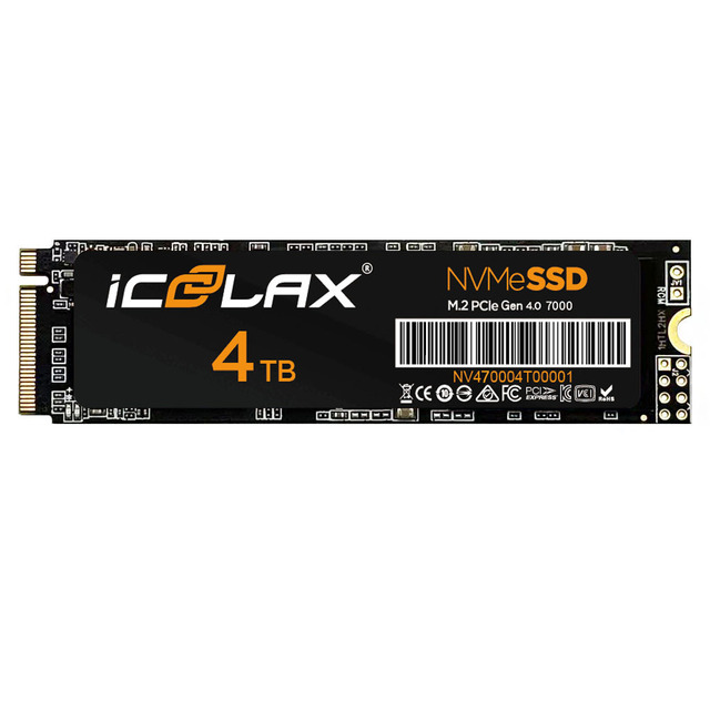 ICOOLAX Nvme M.2 2280 Internal Pcie 4.0 SSD Storage Desktop Solid State Ps5 512GB 1TB 2TB 4TB Hard Disk M2 Ssd