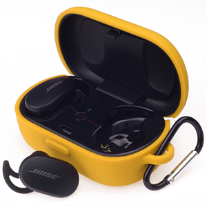 Housse d'écouteurs en silicone pour <span class=keywords><strong>Bose</strong></span> <span class=keywords><strong>QuietComfort</strong></span> sans fil Bluetooth pour écouteurs <span class=keywords><strong>Bose</strong></span> <span class=keywords><strong>QuietComfort</strong></span> <span class=keywords><strong>Earbuds</strong></span> Earphone Cover - Product Image 5