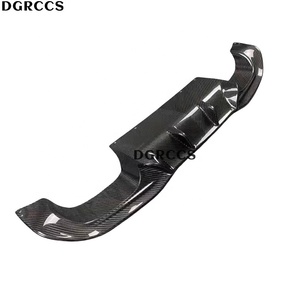DGRCCS M2 F87 2015-2023 Coupe AK Style Carbon Fiber Rear Lip Flare <b>Polished</b> Vacuum Technology Easy - Product Image 2
