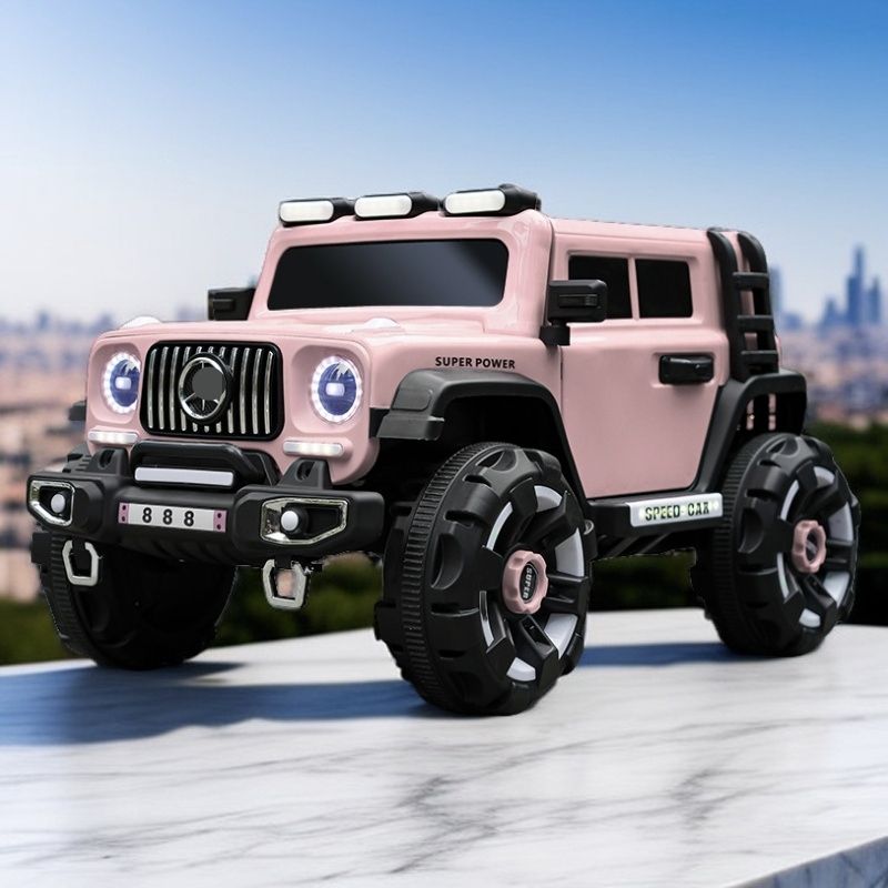 Pink Jeep 12 Volt Power Wheels With Remote Control Power Wheels