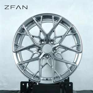 Cerchi in Lega Flow Forming Multirazza <span class=keywords><strong>15</strong></span>-19 Pollici 4x100 5x112 5x114.3 5x120 Argento per VW Golf Tesla Model 3 Audi A3 - Product Image 1