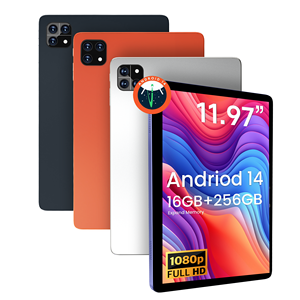 Nueva Tablet Profesional de 11.97 Pulgadas con Pantalla Capacitiva, Quad Core 2.0GHz, 16GB, Wi-Fi, 3G/4G GSM, Android 14, USB Tipo C, Entretenimiento para C - Product Image 1