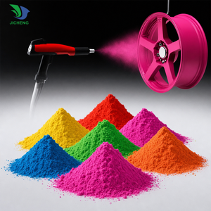 Revêtement en poudre époxy polyester écologique, couleur personnalisée, résistant à la corrosion, pour machines commerciales - Product Image 1