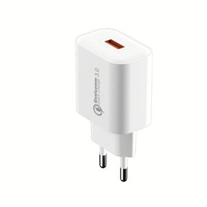 อะแดปเตอร์ชาร์จไฟ QC3.0 แบบเสียบผนัง หัวปลั๊ก EU US UK 9V 2A 18W ชาร์จเร็ว สำหรับโทรศัพท์มือถือทุกรุ่น - Product Image 3