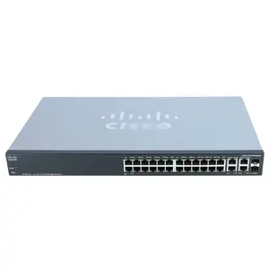 Orijinal küçük işletme SF300-24-K9-CN 24port 10/100M hızlı Ethernet ağ anahtarları Linksys