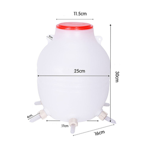 Seau à lait pour animaux de ferme 8 L, 6 tétines, biberon d'<span class=keywords><strong>allaitement</strong></span> pour agneaux et chèvres - Product Image 4