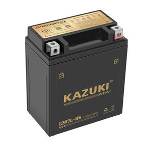 Kazuki <span class=keywords><strong>12V</strong></span> <span class=keywords><strong>7Ah</strong></span> SMF MF agm <span class=keywords><strong>แบตเตอรี่</strong></span>ตะกั่วกรดสำหรับมอเตอร์ไซค์12N7L-BS 2.18กก. - Product Image 4