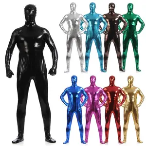 RS884 Grosir Dewasa/Anak-anak Semua Termasuk Bodysuit Game Cosplay Kostum Dansa Warna Solid Bodysuit Karet